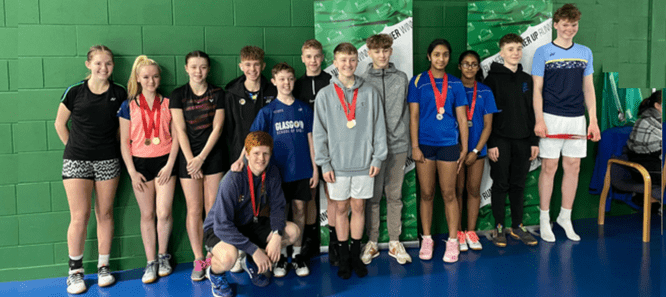 Northumberland U17 Silver and Lancashire U15 Silver | Badminton Scotland