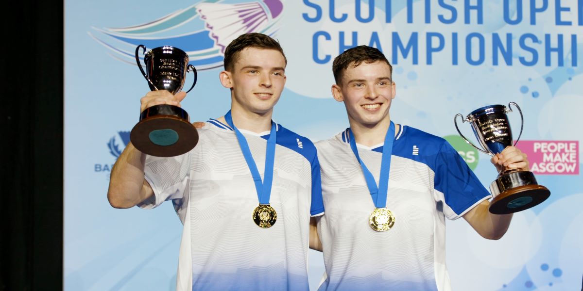 Grimley brothers take hometown doubles glory on final day of 2021 Scottish Open | Badminton Scotland