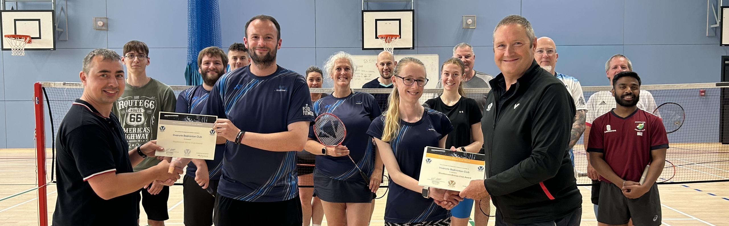 Shuttlemark Awards for Granite City BC and Inverurie BC | Badminton Scotland