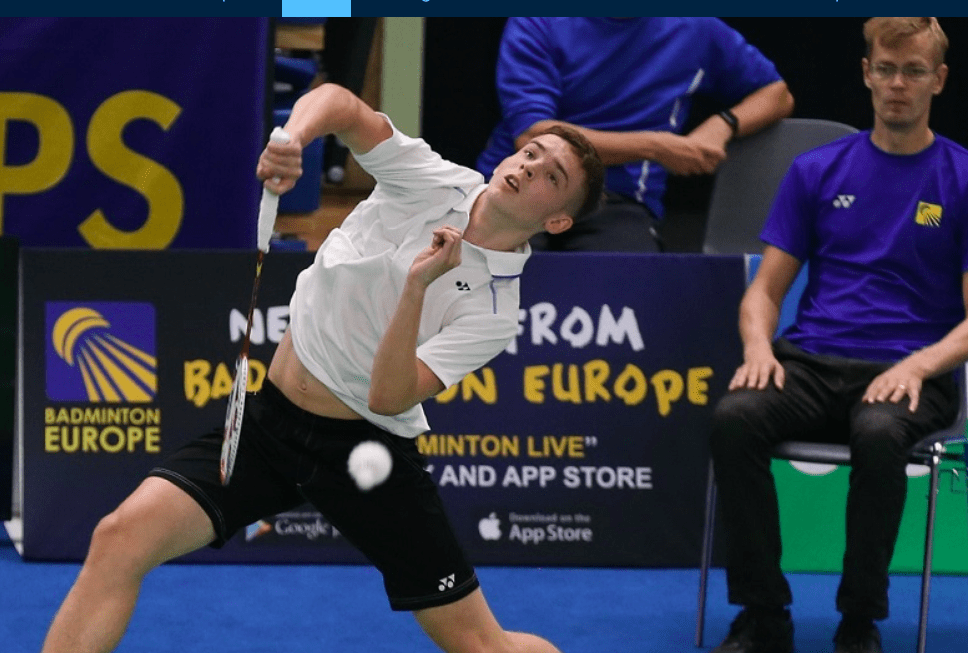 Christopher Grimley up for Badminton Europe Young Player Award | Badminton Scotland