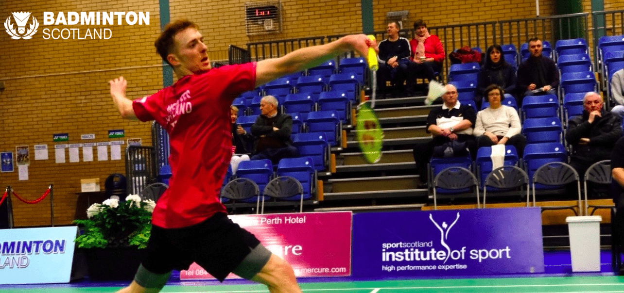 Seeds fall but Merrilees still on course in the Men’s Singles | Badminton Scotland