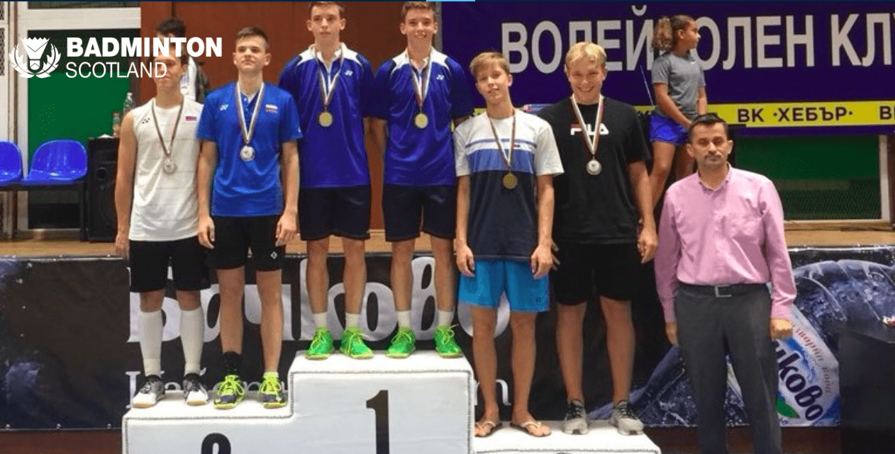 Podium spots for Scottish representation in Greece | Badminton Scotland