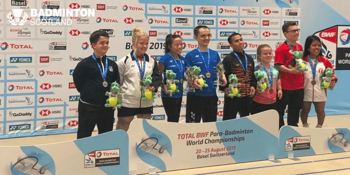 Laing wins World silver medal in Basel | Badminton Scotland