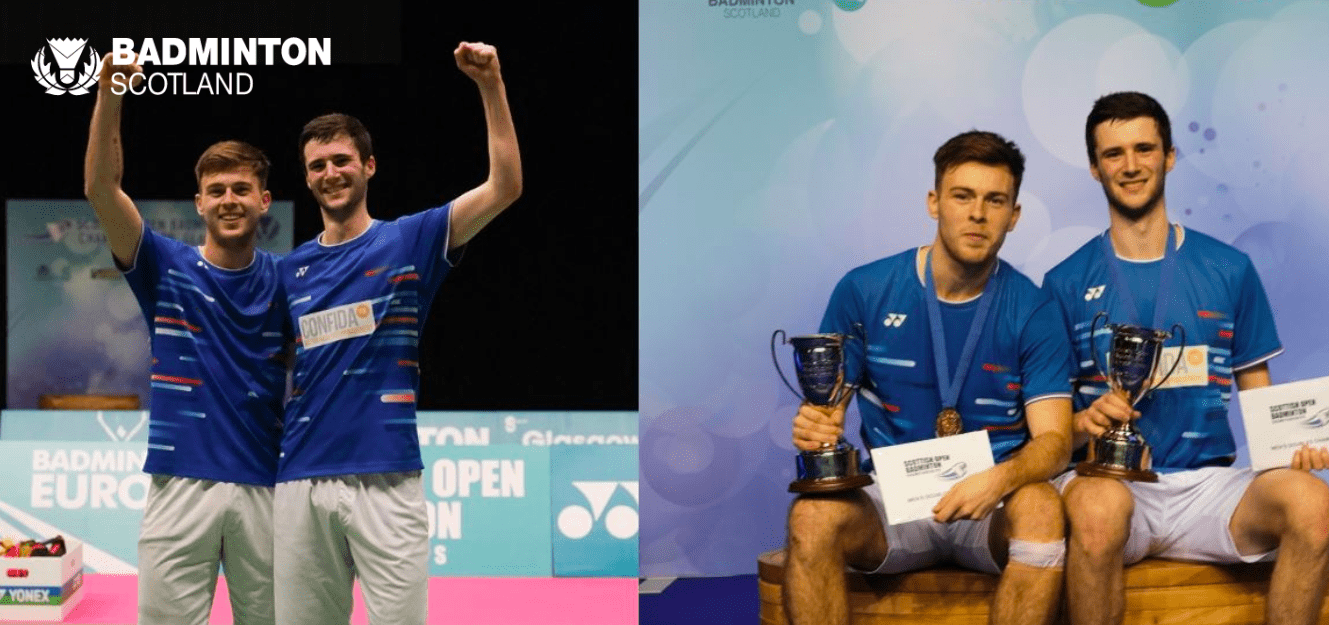 Dunn and Hall win the Scottish Open Championships | Badminton Scotland