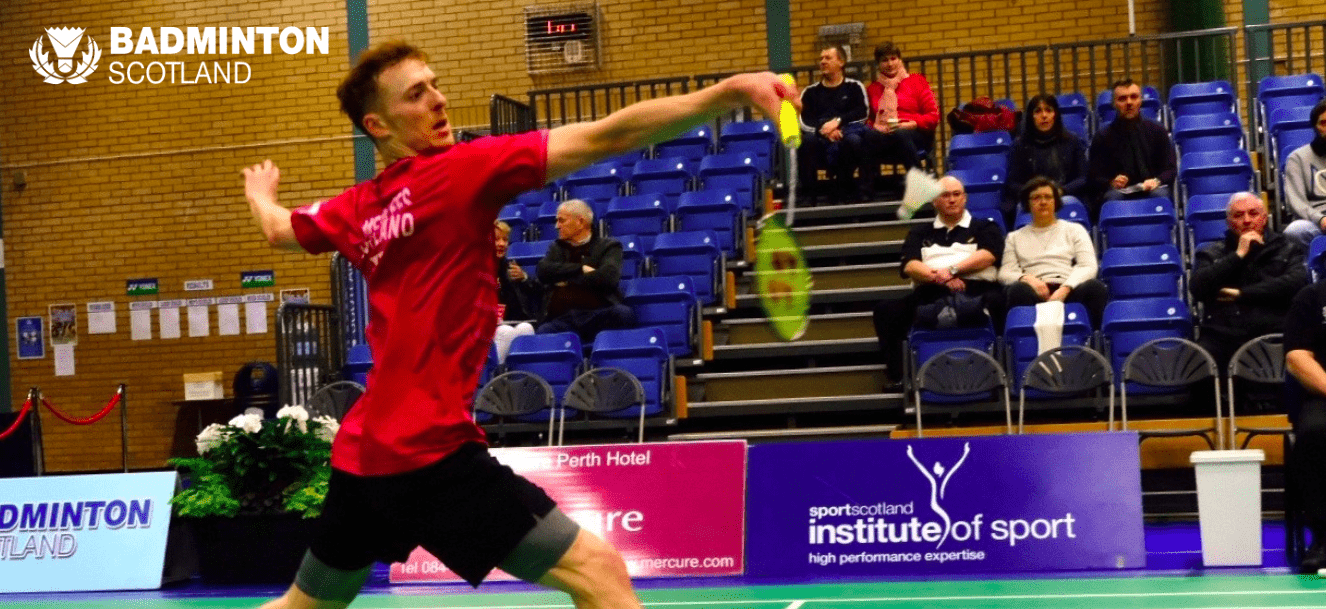 Merrilees into the semi-final of the Yonex Scottish National Championships | Badminton Scotland