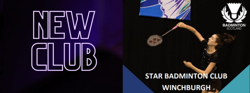 NEW CLUB: Star Badminton Club Winchburgh | Badminton Scotland