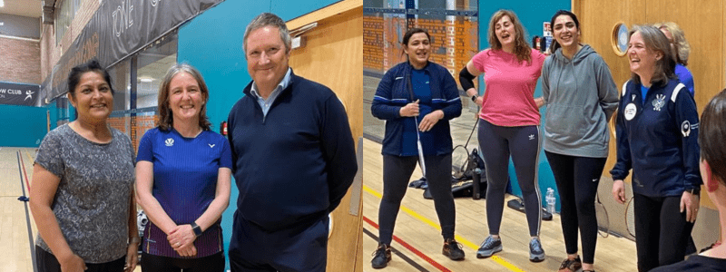 Maree Todd Joins In SEMSA Badminton Session | Badminton Scotland