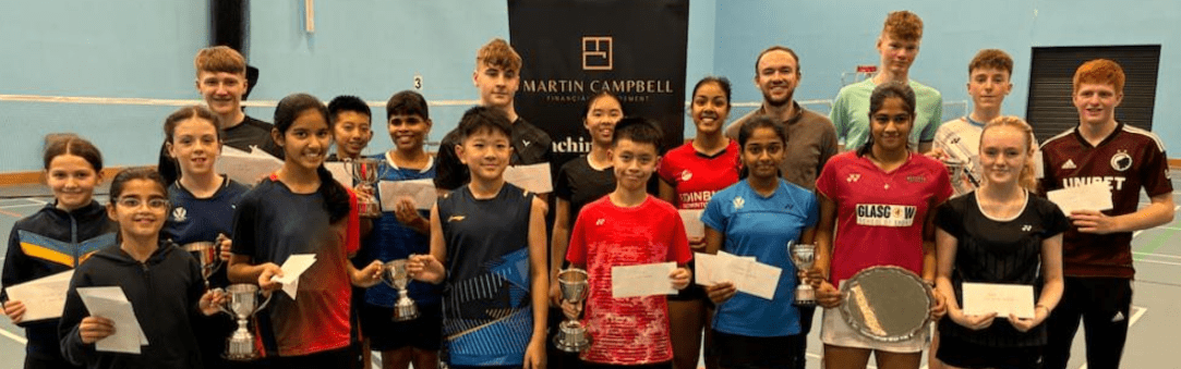 Yonex MCFM East of Scotland U13 & U17 Junior Championships 2023 | Badminton Scotland
