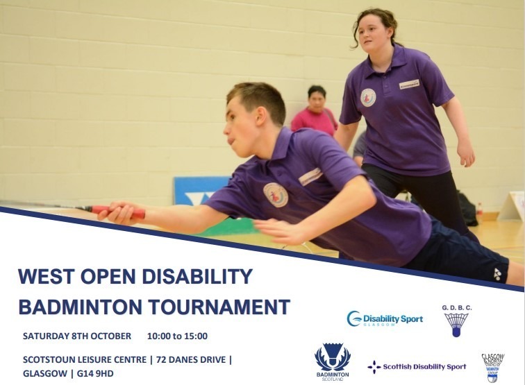 West Open Disability Badminton Tournament | Badminton Scotland