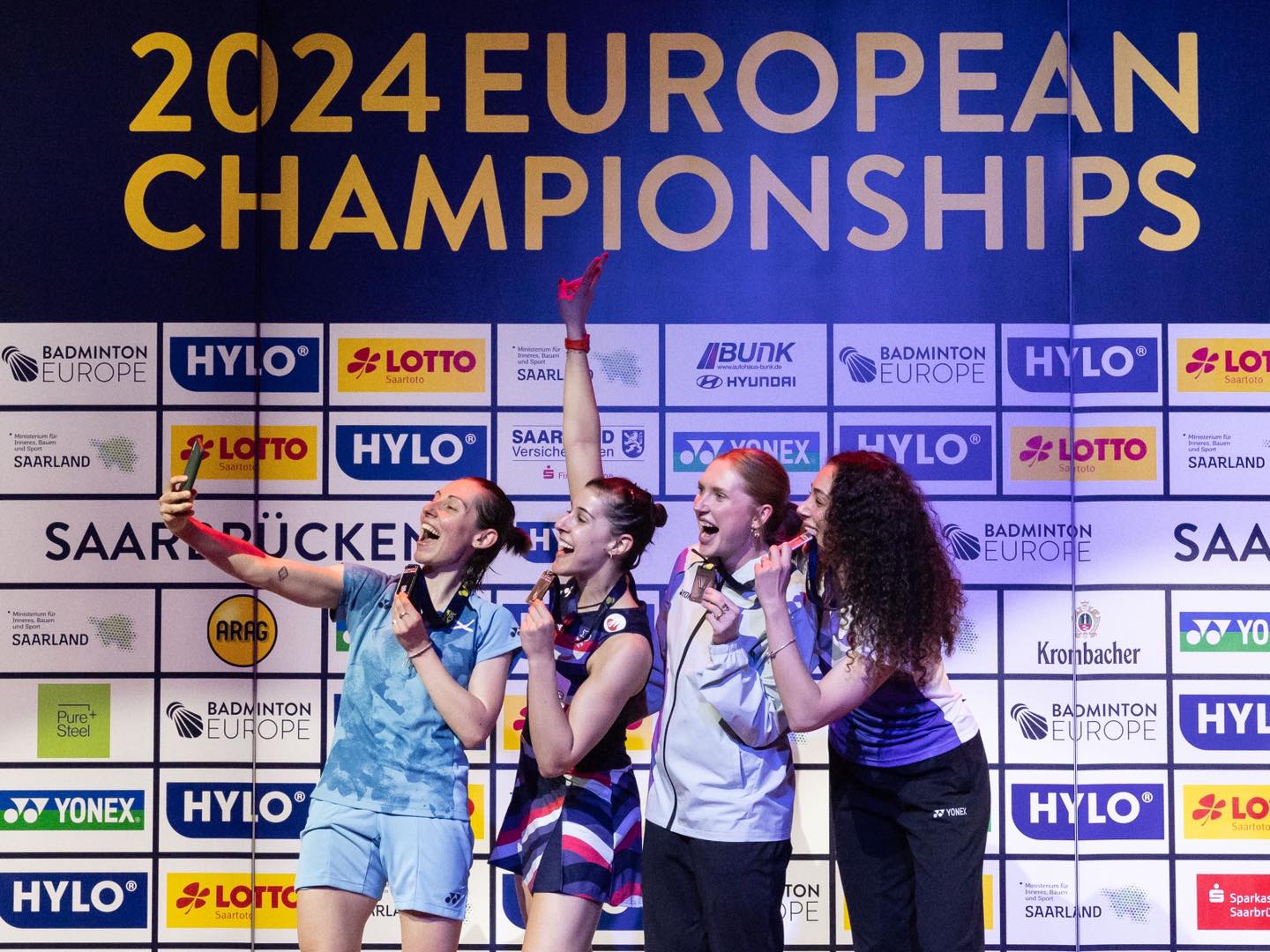 Kirsty Pays Heartfelt Thanks to Head Coach Ingo for Fourth Silver Success At European Championships | Badminton Scotland