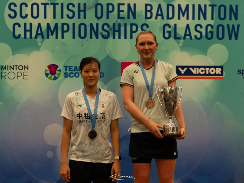 Top seed Jakobsen overcomes Huang Ching Ping to claim Scottish Open title | Badminton Scotland