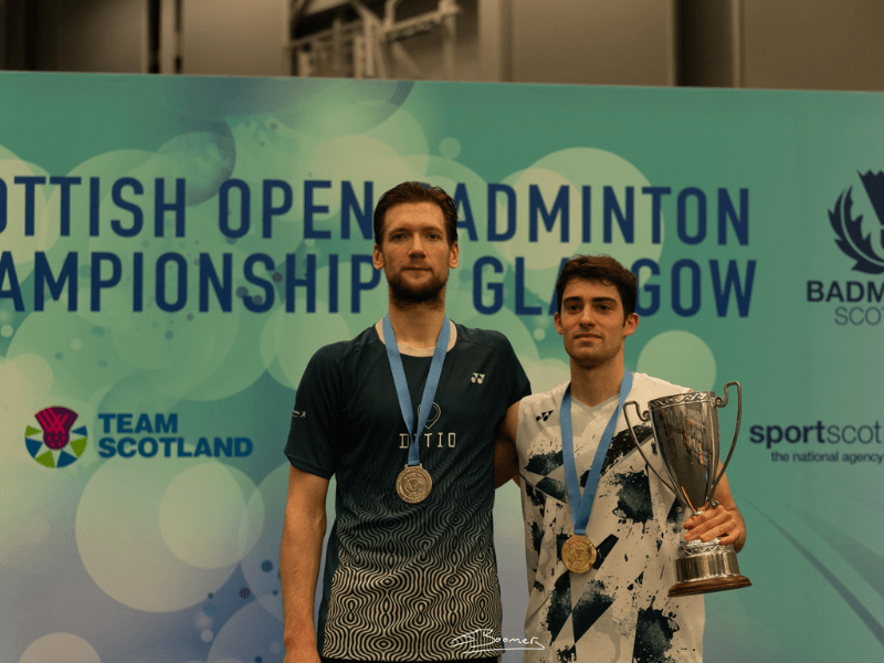 Carraggi holds firm to overcome Kweekel in Scottish Open final epic | Badminton Scotland