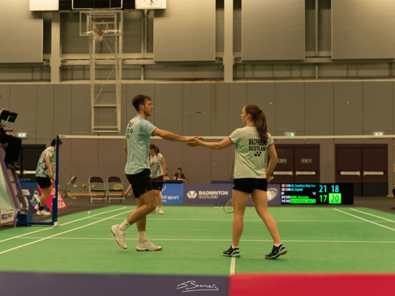 Scottish Open 2024 First Scots through to the mixed doubles quarter