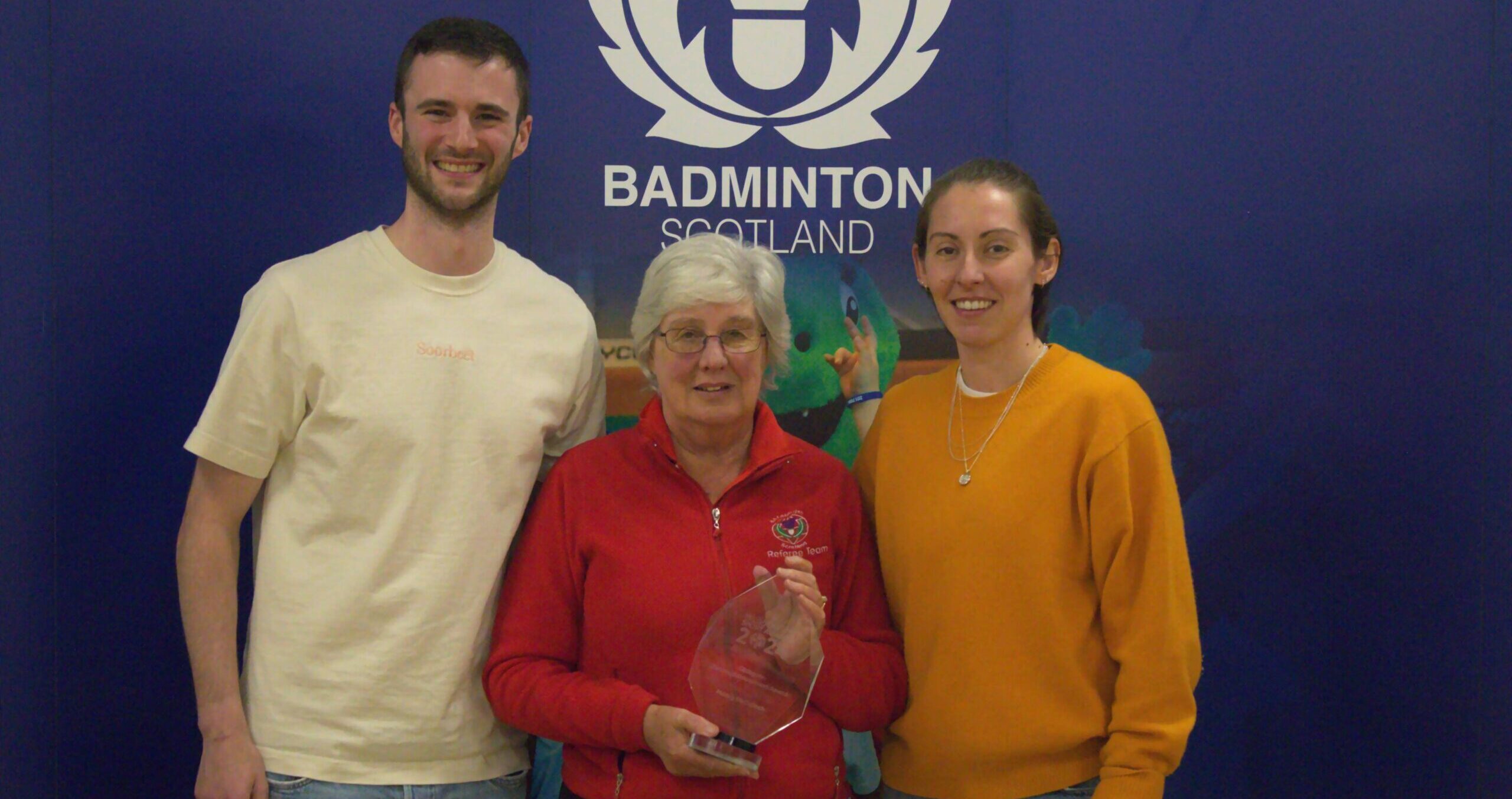 Badminton Legend Morag McCulloch Honoured at Glasgow Sport Awards with Lifetime Achievement Award | Badminton Scotland