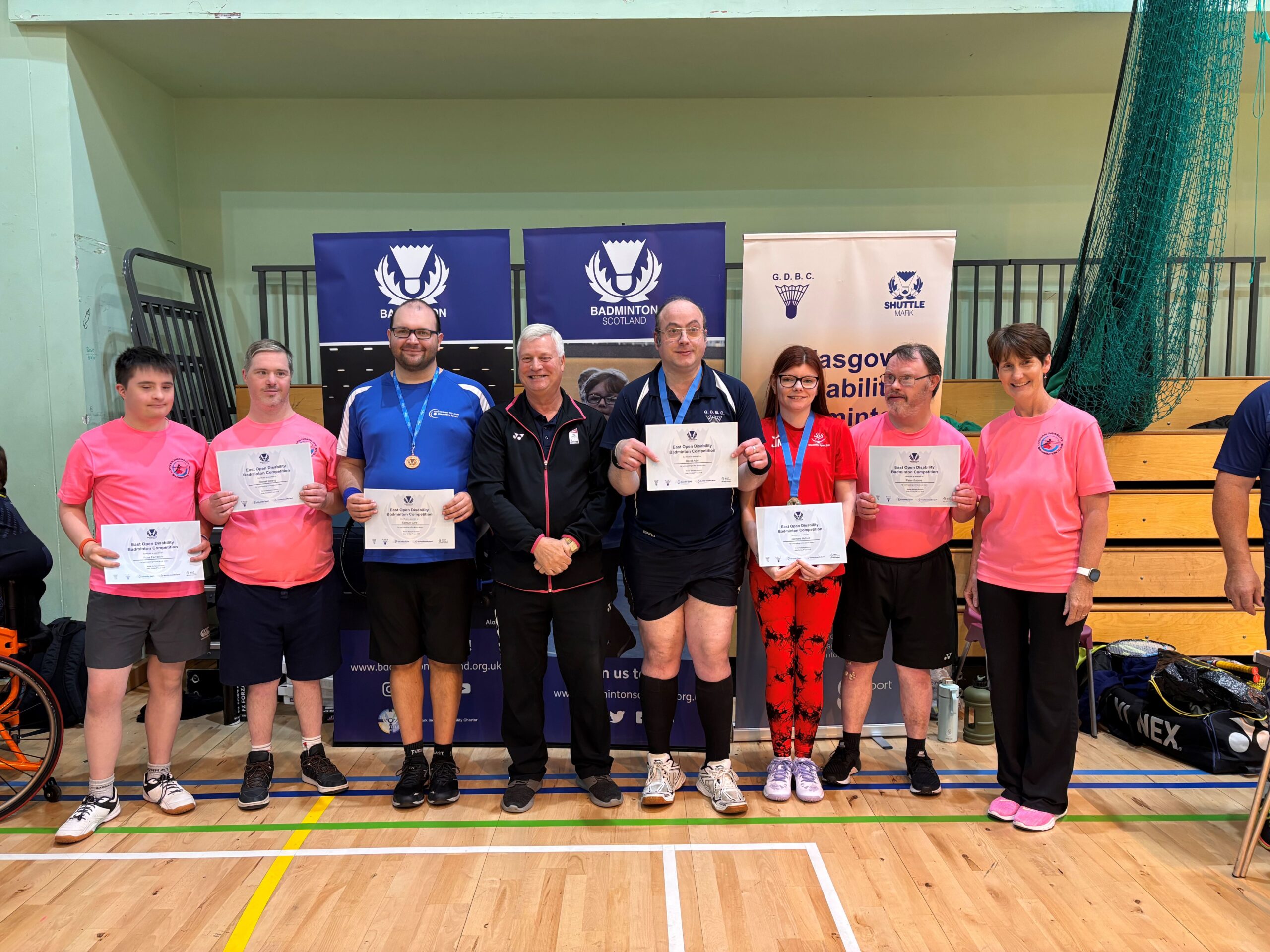 Big Success at Inaugural East Scotland Open Disability Badminton Competition | Badminton Scotland