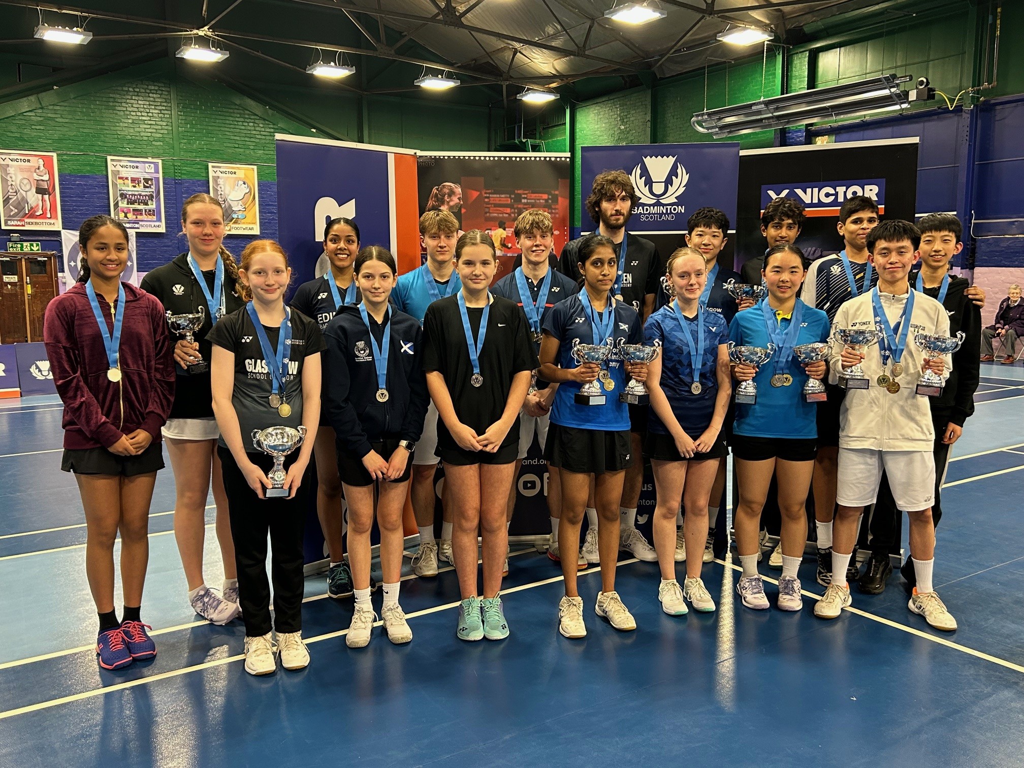 Title doubles for six players at U15/19 National Junior Championships | Badminton Scotland