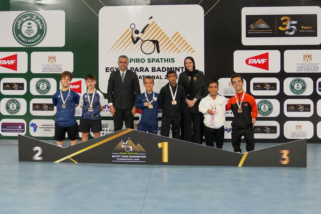 Medal Success and Debut Highlights for Scottish Para Badminton in Egypt | Badminton Scotland