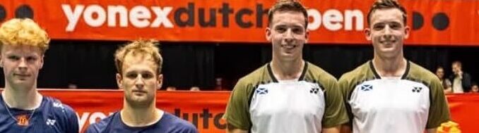 Gold Medal Success for Grimley Twins in ’s-Hertogenbosch | Badminton Scotland